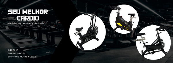 banner cardio promo bike spinning air