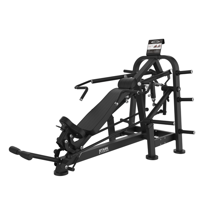 SUPINO INCLINADO ARTICULADO COM PÉ DE ARRANQUE