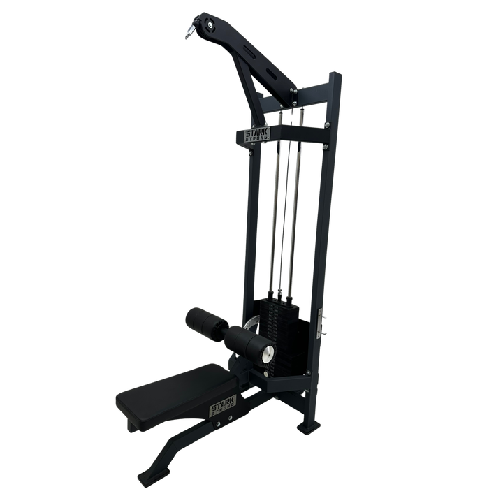 PUXADOR COSTAS COM CARGA - POLIA CENTRAL 