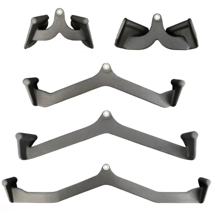 KIT DE PUXADORES ANATÔMICOS EMBORRACHADOS - SEM SUPORTE 