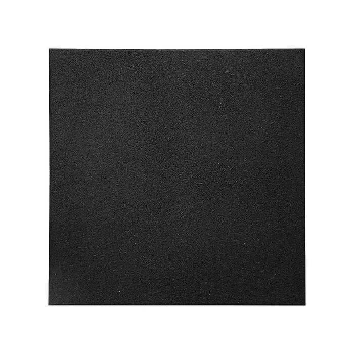PISO DE BORRACHA PRETO - POR M²