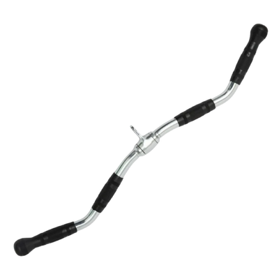 Barra Puxador Costas 780MM Dupla Maciço Giratório