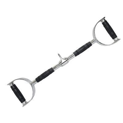 Barra Reta com Estribo  Cromada Giratória 850MM