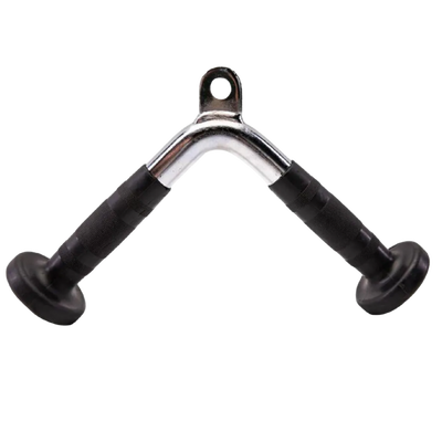 Puxador Tríceps Cromado Manoplas Injetadas