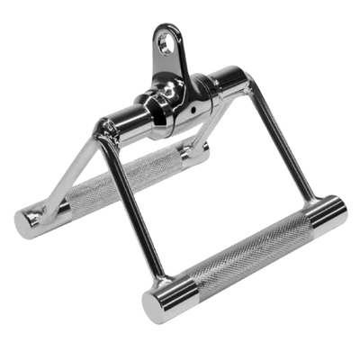 PUXADOR ESTRIBO DUPLO  CROMADO GIRATÓRIO  RECARTILHADO