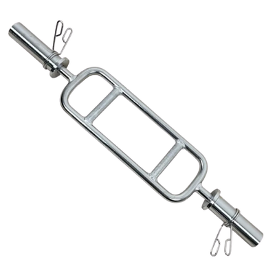 Barra H Cromada Olímpica 860MM Com Presilhas