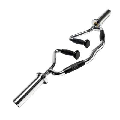 BARRA MULTIFUNCIONAL OLÍMPICA CROMADA 1200MM COM  PEGADORES INJETADOS ANATÔMICO