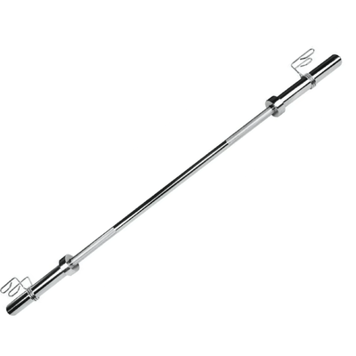 BARRA 2200mm OLÍMPICA  CROMADA RECATILHADA C/ BUCHA DE BRONZE