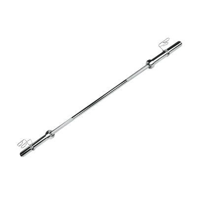 BARRA 1200mm OLÍMPICA  CROMADA RECATILHADA C/ BUCHA DE BRONZE