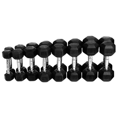 KIT 10 PARES DE HALTER INJETADO SEXTAVADO COM PEGADA ANATÔMICA CROMADO-RECARTILHADO