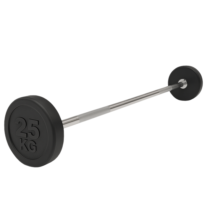 BARRA MONTADA RETA INJETADA PEGADA CROMADA - 10KG A 30KG