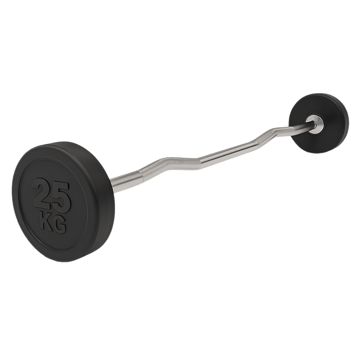 BARRA MONTADA W INJETADA PEGADA CROMADA - 10KG A 30KG