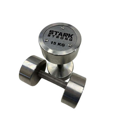 KIT 4 PARES DE DUMBBELL INOX 35KG ATÉ 50KG 