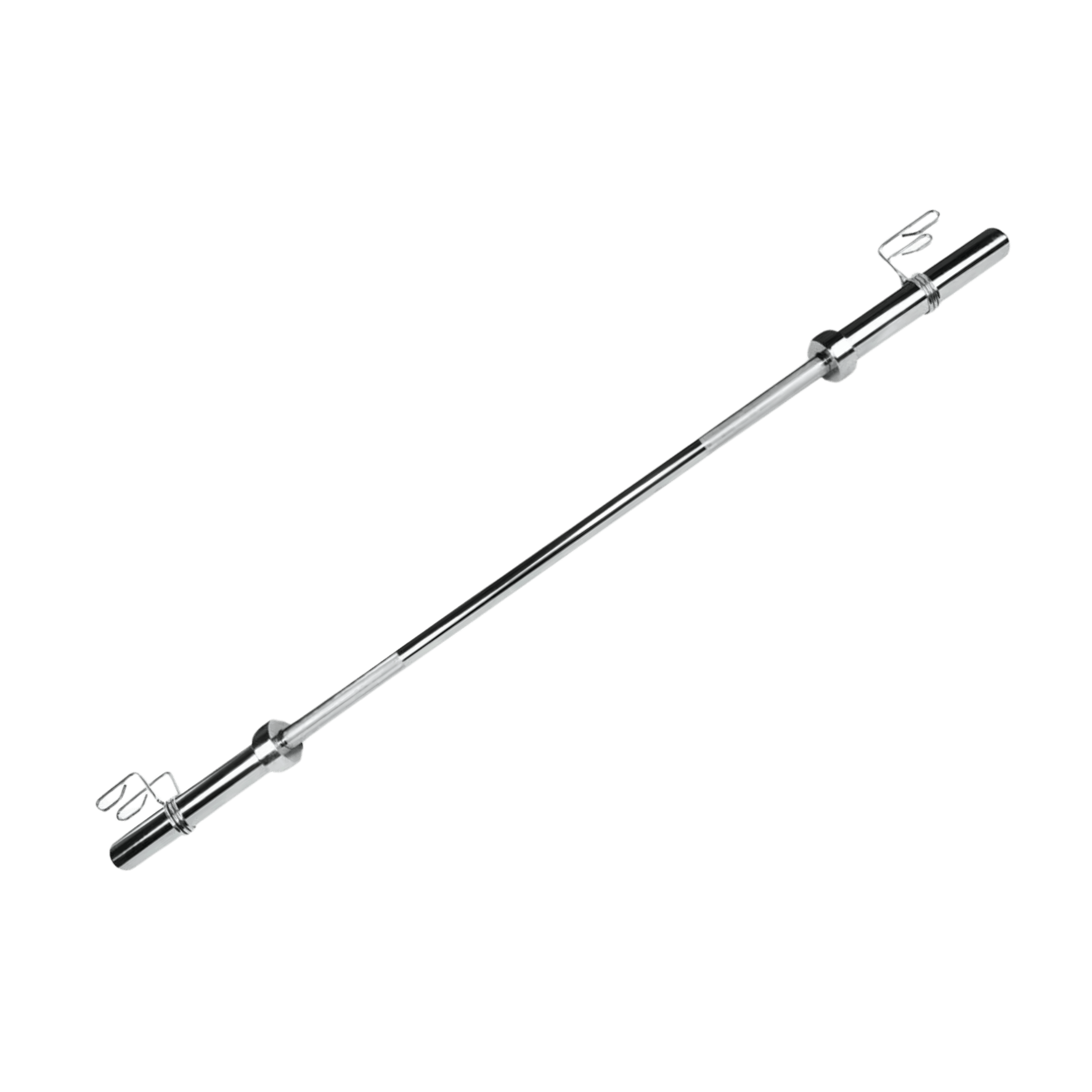 Barra 1200MM Olímpica Cromada Recatilhada C/ Bucha de Bronze