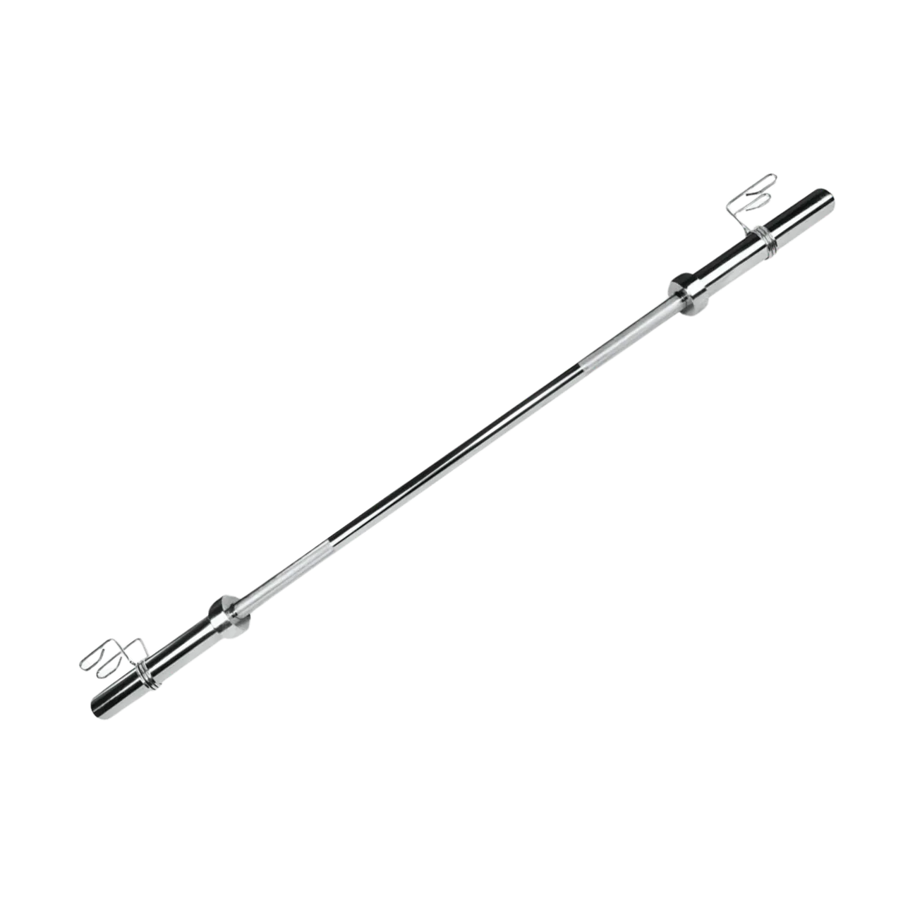 Barra 1200MM Olímpica Cromada Recatilhada C/ Bucha de Bronze
