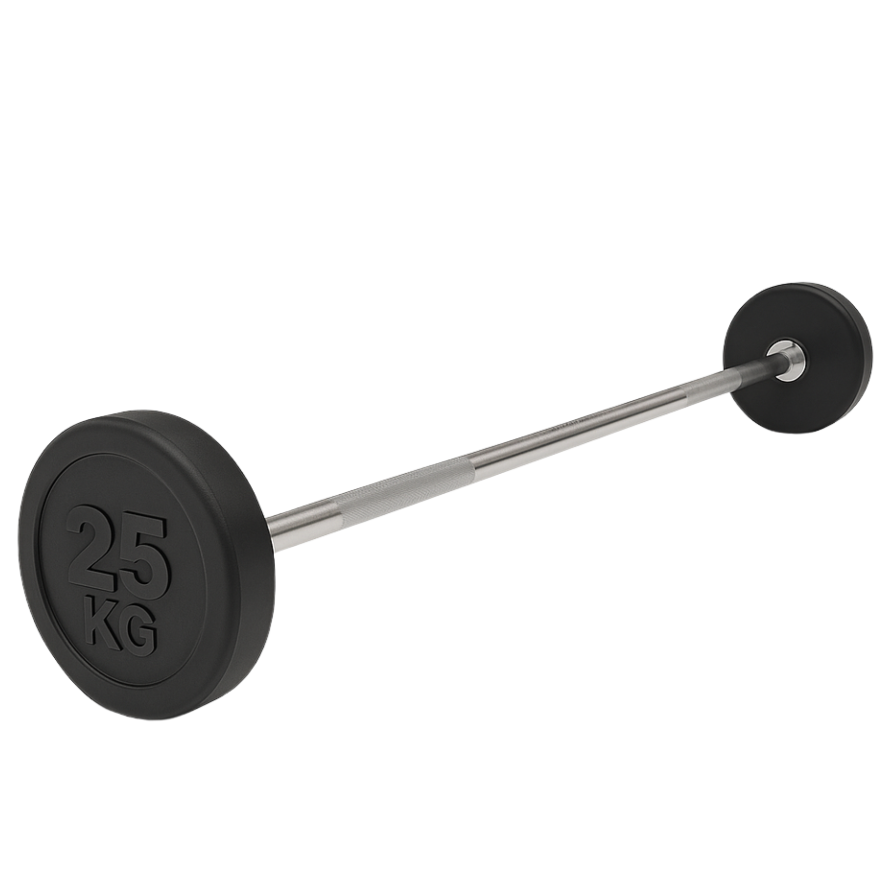 Barra Montada Reta Injetada Pegada Cromada - 10KG a 30KG