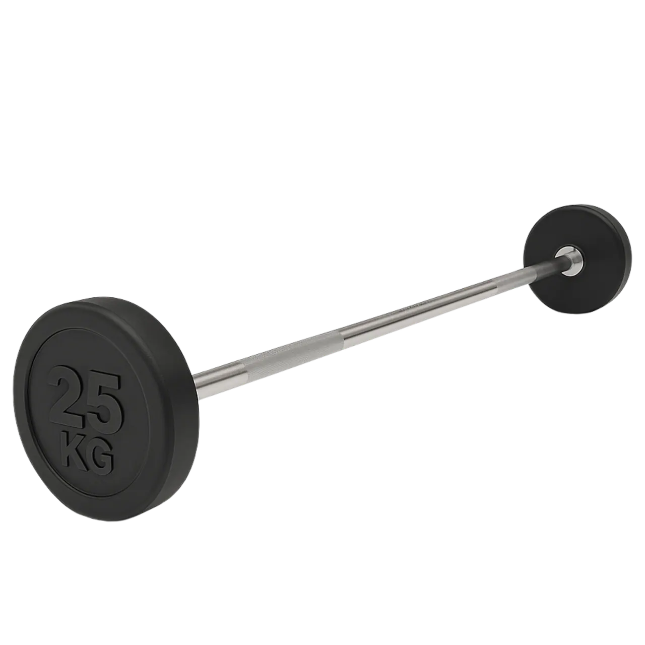 Barra Montada Reta Injetada Pegada Cromada - 10KG a 30KG