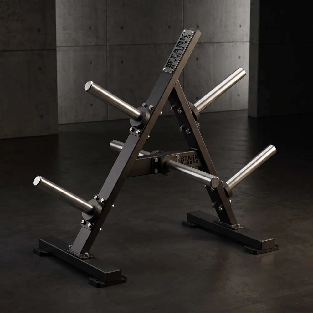SUPORTE PARA ANILHAS OLÍMPICAS - 6 PINOS Stark Strong